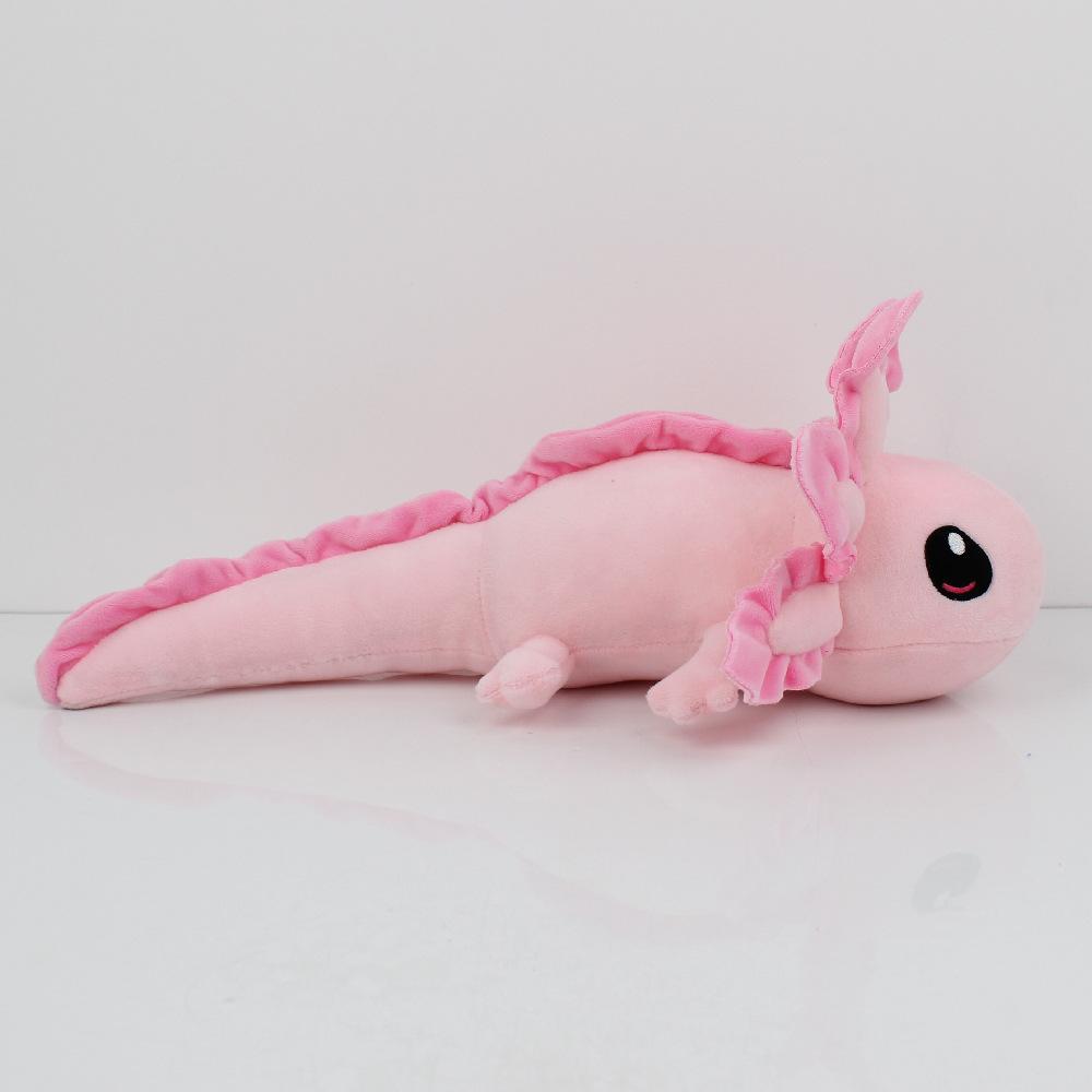 New Cartoon Simulation Salamander Doll Cute Axolotl Plush Toy Hexagonal Dragonfish Doll