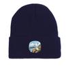 Зимняя вязаная шапка-бини Seaside Pigeon, шапка с животным для мужчин, осенняя эластичная простая шапка-боннет, вязаная шапка-бини
