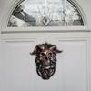 Horned-God  Hanging Door Knocker Heavy Duty Gothic Doorknocker Wall Decor