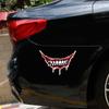 Self-Adhesive Evil Tooth Car Decal Motorcycle Helmet Sticker Bloody Lips Dark Personality