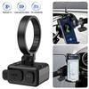 Motorcycle Handlebar Control Bluetooth Wireless Hands-free Calls Remote Control Bike Handlebar Media Contrl Type-C Waterproof