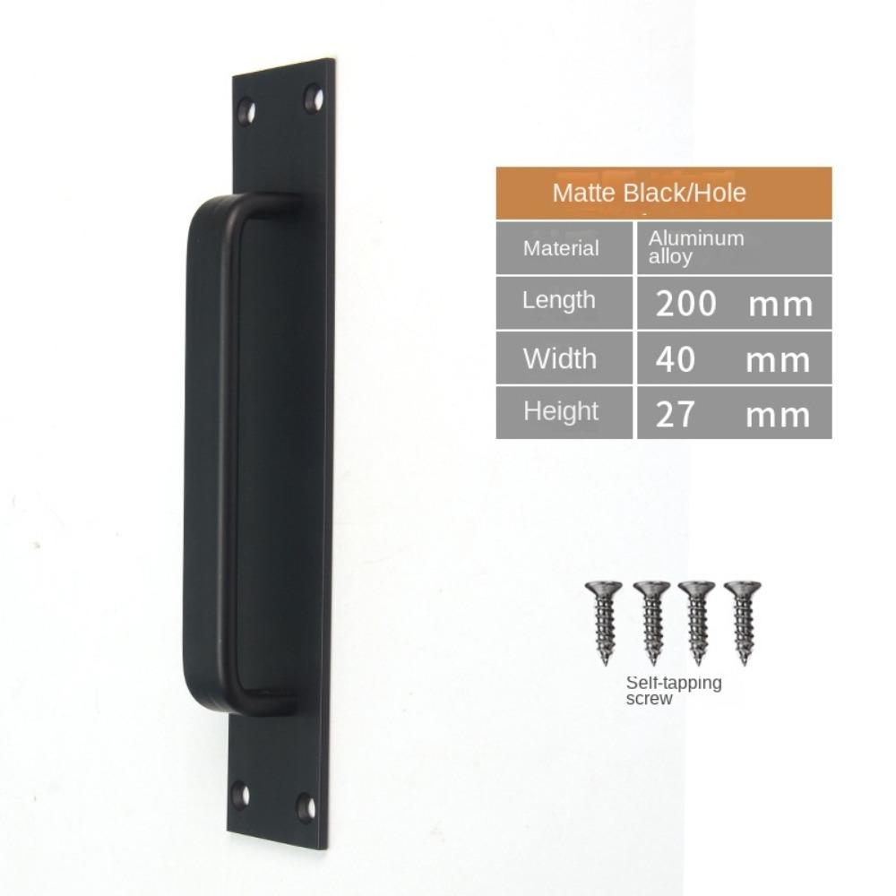 Aluminium Alloy Door Knob Hardware Door Handlebar Fashion Punch-free Pull Cabinet