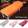Massage Bed Fitted Sheets Massage Treatment Soft Sheets Spa SPA Bed Table Cover Sheets with Hole Table Cover Sabanas Para Cama Salon Sheet
