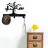 1шт. Металлический настенный крючок для вешалки - сова и кошка на дереве, декоративный настенный держатель для ключей и железное изделие