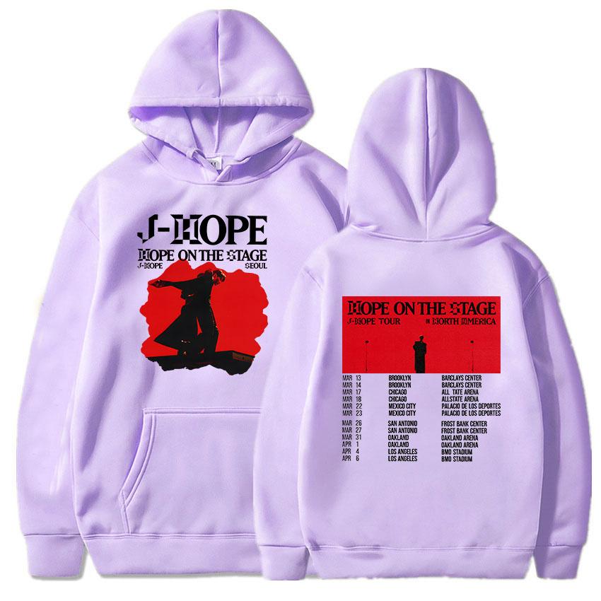 Korean Dancer J-Hope New Hoodies Hope on The Stage Tour 2026 Funny Sweatshirt Unisex Casual Clothes Hip Hop Fashion Aesthetic Pullover mens clothes