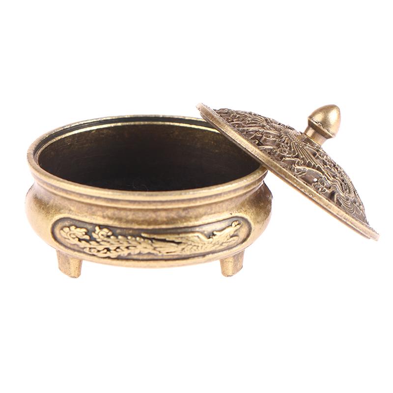 Buddhist Utensils Incense Burner Lotus Incense Censer Alloy Sandalwood House Furnishings Home Office Decoration