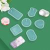 DIY Epoxy Resin Mold Listing Tag Square Round Oval Heart-shaped Love Pendant Silicone Mold