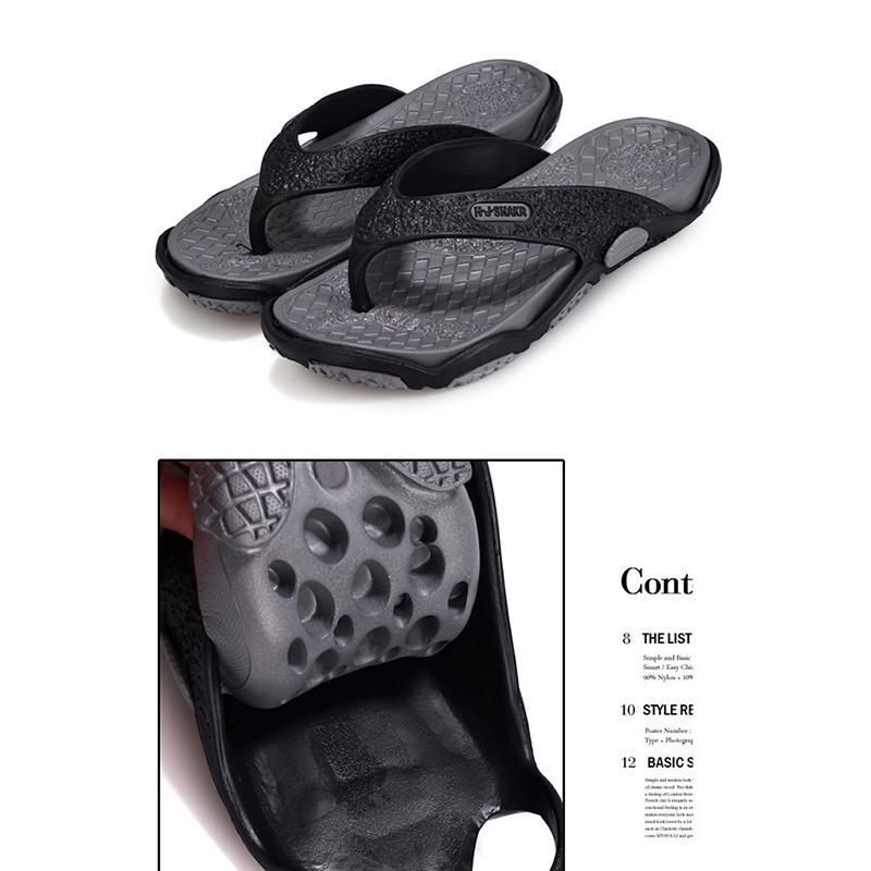 Men Fashion Summer Slipper Men Wear Non Slip Beach Sandals Flip Flops
