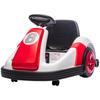 Children's bumper car 6V, 360° rotation, children's electric bumper car with dual motor, music and horn