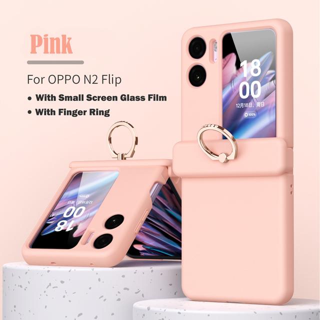 Защитное кольцо на шарнире, чехол для Oppo Find N2, флип-чехол для Oppo Find N2, флип, 5 г, защитный чехол на шарнире, тяжелая броня, полное покрытие