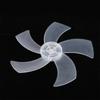 1Pc Large Wind Fan Blade for 16 Inch Household Plastic Fan Blade Five Leaves With Nut Cover For Pedestal Fan Table Fan Wall Fan