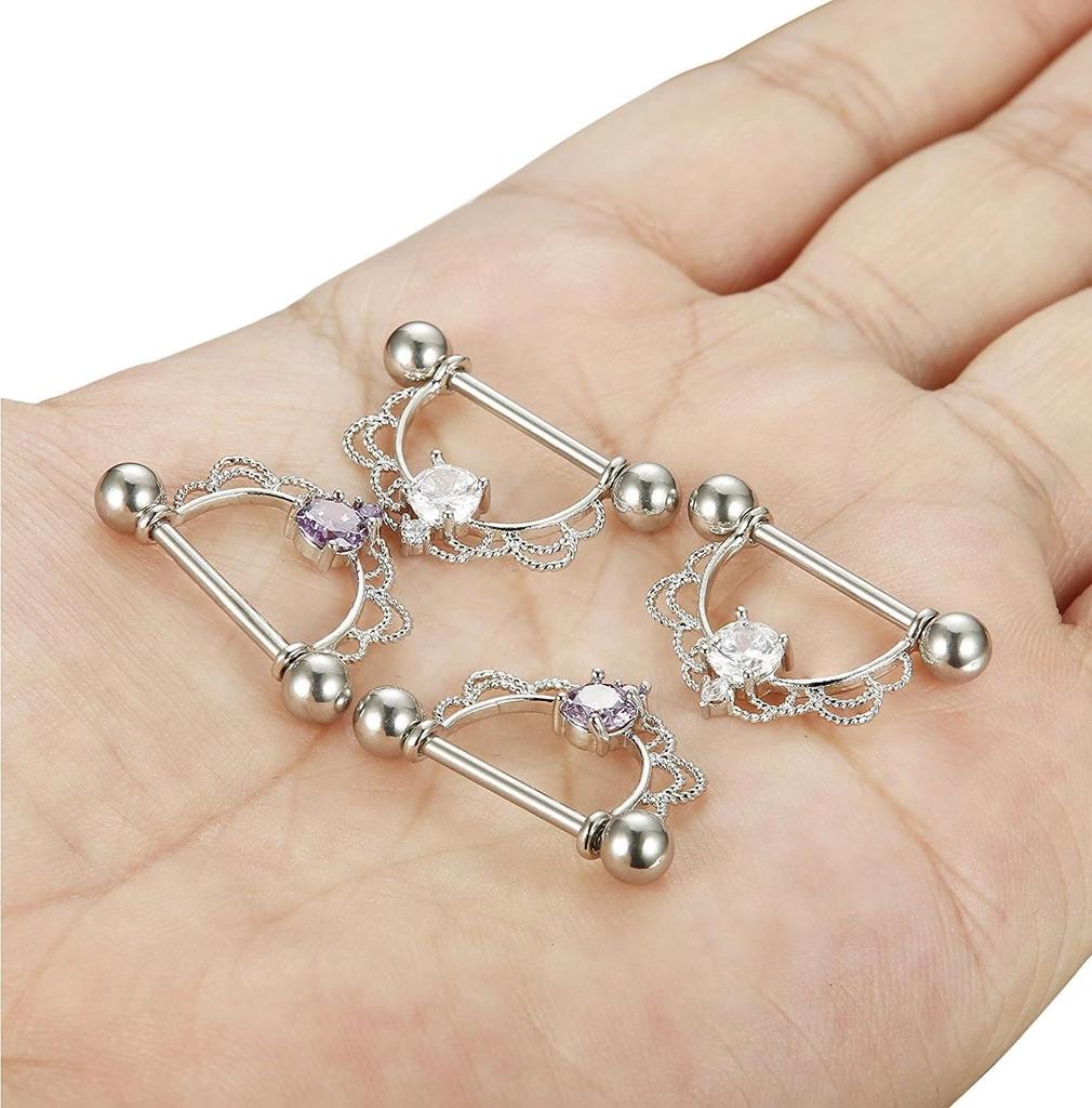 1 пара новых прозрачных циркониевых сексуальных колец для сосков в виде сердца, украшения для тела, пирсинг для сосков, кольцо со штангой, пирсинг сосков Mamilo, сексуальные женщины