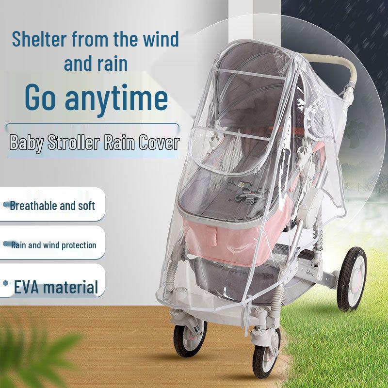 Universal Baby Stroller Rain, Wind, and Dust Cover
