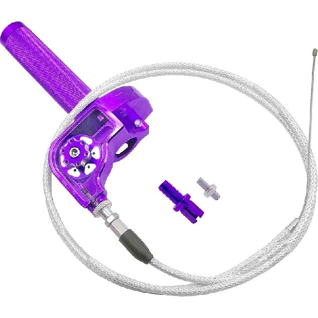 Motorcycle Throttle Grip 7/8" 22Mm CNC Aluminum Quick Twister With Throttle Cable For KLX CR CRF EXC XR CRF50 CRF230 50 110 125 230 250 Dirt Pit Bike