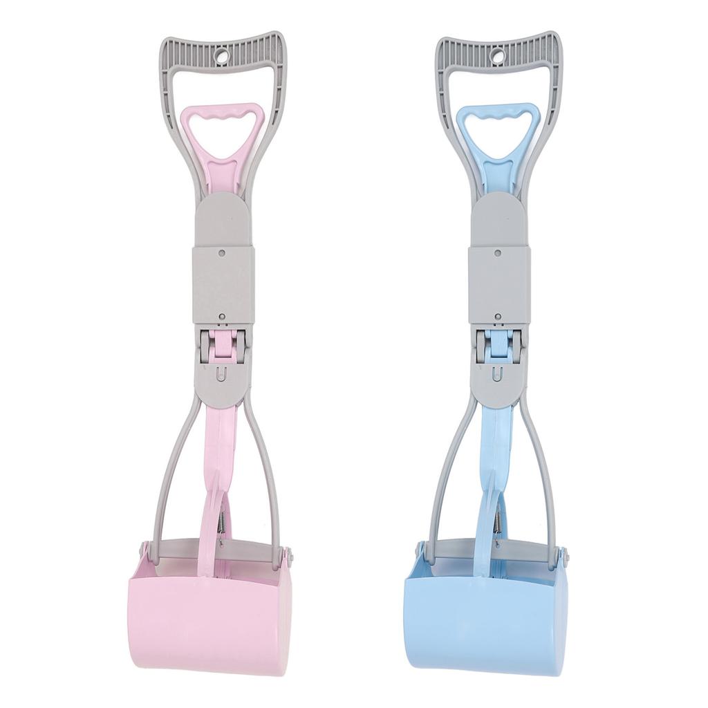 Non Breakable Pet Pooper Scooper for Dogs Long Handle High Strength Spring Large Poop Picker Upper F