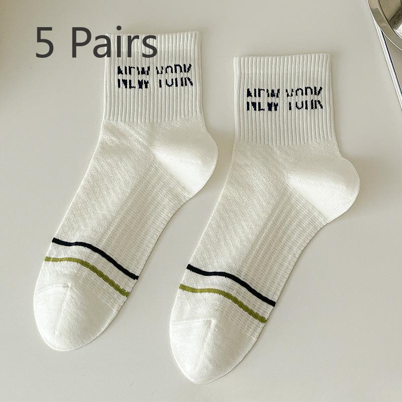 5 пар мужских летних тонких впитывающих пот дезодорирующих дышащих носков