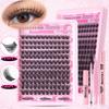 Single Tuft Of Hair Diy False Eyelash Extension Set 14-18Mm Eye Eyelash Curl Simulation