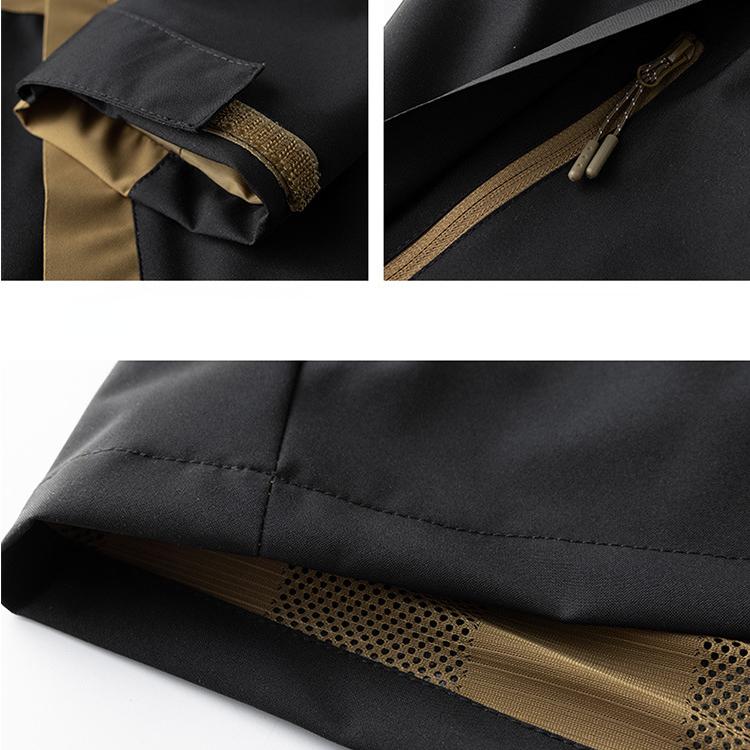 Мужская водонепроницаемая штурмовая куртка туристическое снаряжение мужская три в одном американская быстросохнущая куртка