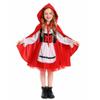 Little Red Riding One Performance Present Hood, Children, Girls, Red, Cosplay, Halloween, Costume, Piece, Cloak, Costume, Cute, Clothes,