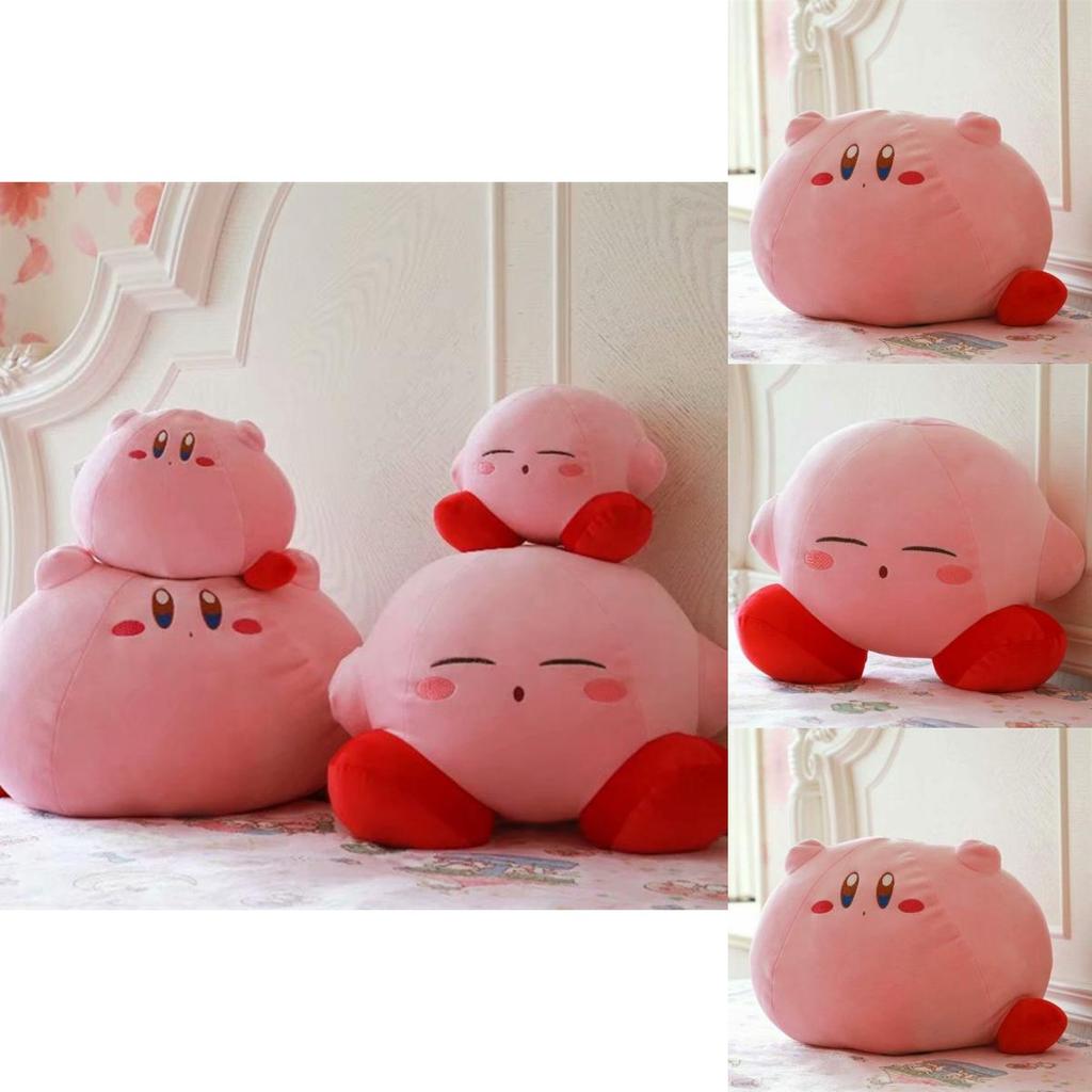 Очаровательная большая плюшевая кукла Kirby Adventure, идеально подходящая для детского подарка и домашнего декора