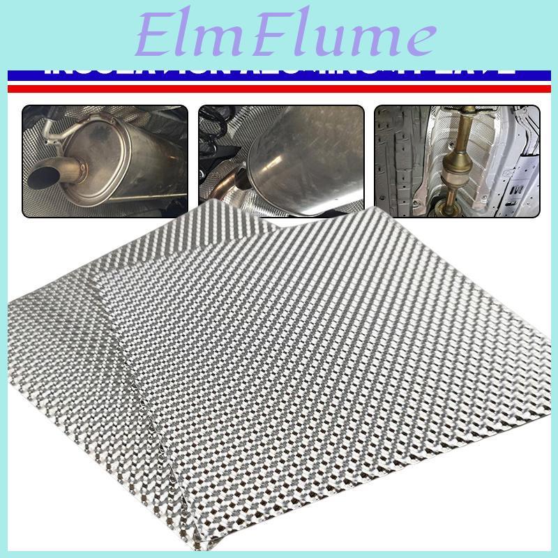 Sizes Heat Shield Aluminum 9 Floor Pan Fuel Tank Auto Motorcycle Exhaust Pipe Fire Protection Insulation Mat Material