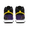 Nike Мужские кроссовки Dunk High Premium EMB Lakers фиолетово-черные Opti-Yellow DH0642-001