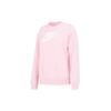 As W Nsw Club Flc Gx Std Crew Solid Letter Logo Sports Casual Round Neck Pullover Sweatshirt Women Sweatshirt Pink DQ5833-690