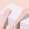 Двойная силиконовая щетка для маски для лица с мягкой головкой и скребком, встроенная палочка для размешивания грязевой пленки двойного назначения, инструмент для самостоятельного нанесения косметической пленки