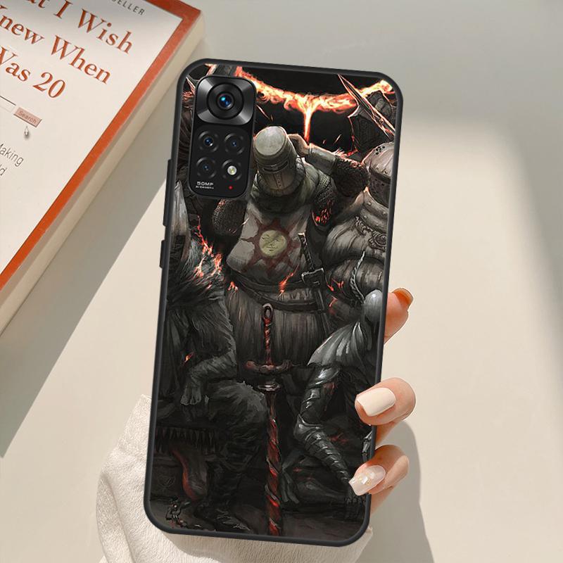 Чехол Praise the Sun Dark Souls для Xiaomi Redmi Note 11 10 9 8 Pro Note 11S 10S 9S 8T K50 K40 9A 9C 10A 10C