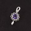Iolite Gemstone Mother Gift Birthday Engagement Wedding Pendant Sterling Silver PP-4-9