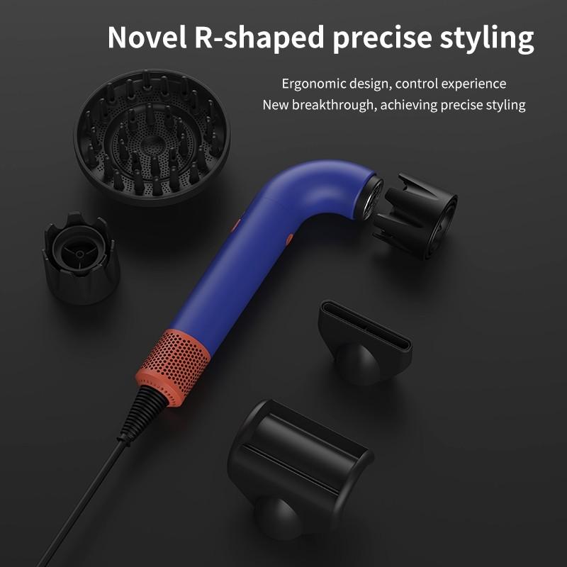 HD18 Ручная машина для сушки волос Портативный высокоскоростной фен с отрицательными ионами Бесшумная быстрая сушка волос Инструменты для укладки