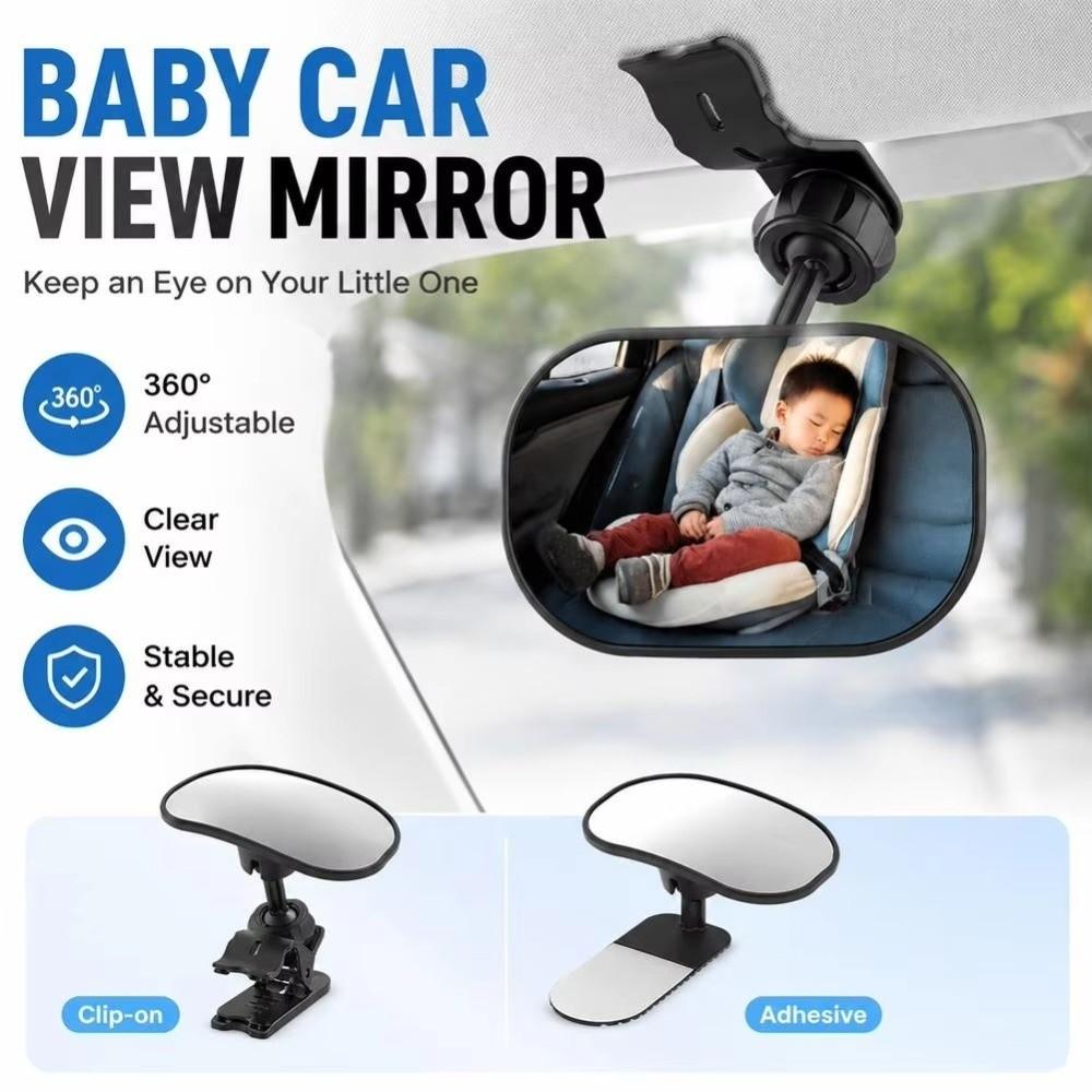 Adjustable Back Seat Baby Mirror Wide View Baby Car Mirror New Car Rearview Mirror For Children