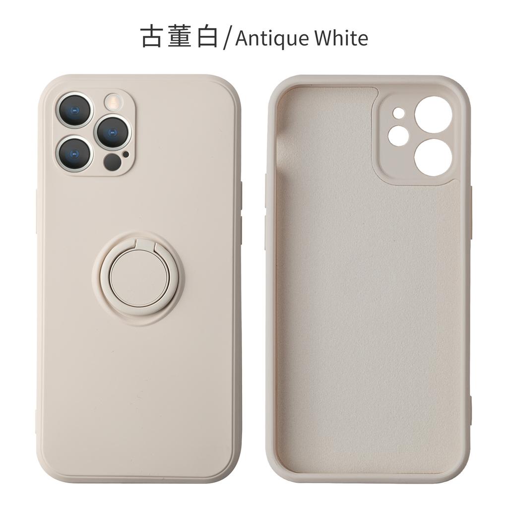 Подходит для чехла для телефона iPhone 17 Pro Max Apple 16 Чехол с кольцом-держателем из жидкого силикона 14 Ударопрочный защитный чехол