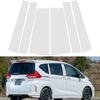 6pcs Silvery Mirror Effect Car Door Middle Column Window Center BC Pillar Post Cover Trim Fit For Honda Freed GB5/GB6/GB7/GB8 2017-2024
