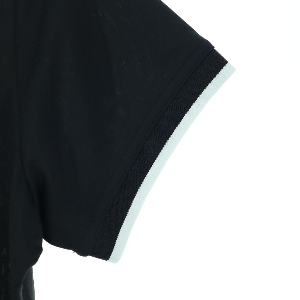 Косметические товары adidas Белая линия на воротнике Футболка-поло с коротким рукавом для гольфа Мужская Б/у