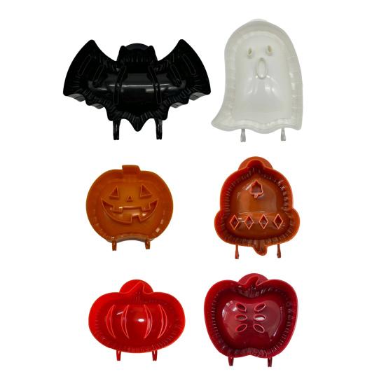 Пресс для теста Форма для карманных пирогов Праздничная Тыква Привидение Летучая мышь Фруктовая форма Форма для печенья Вечеринка Ручной резак для пирогов Украшение для пудинга и торта