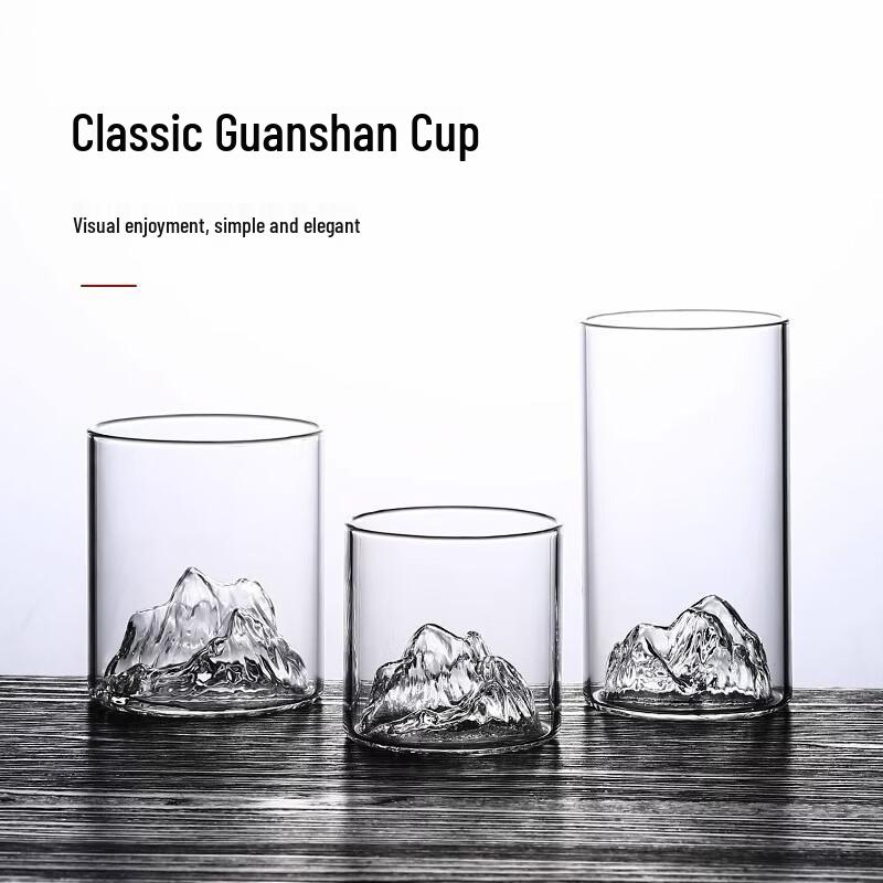 Iceberg Mountain View Glass Cup