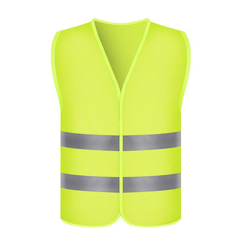 Breathable Reflective Safety Vest for Construction Workers - Custom Logo Available