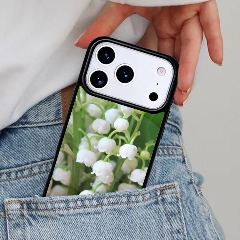 Чехол для телефона 'Ландыш' для iPhone 17 Pro Max 12 13 14 15 16e 17 Pro Max Plus Air Cover