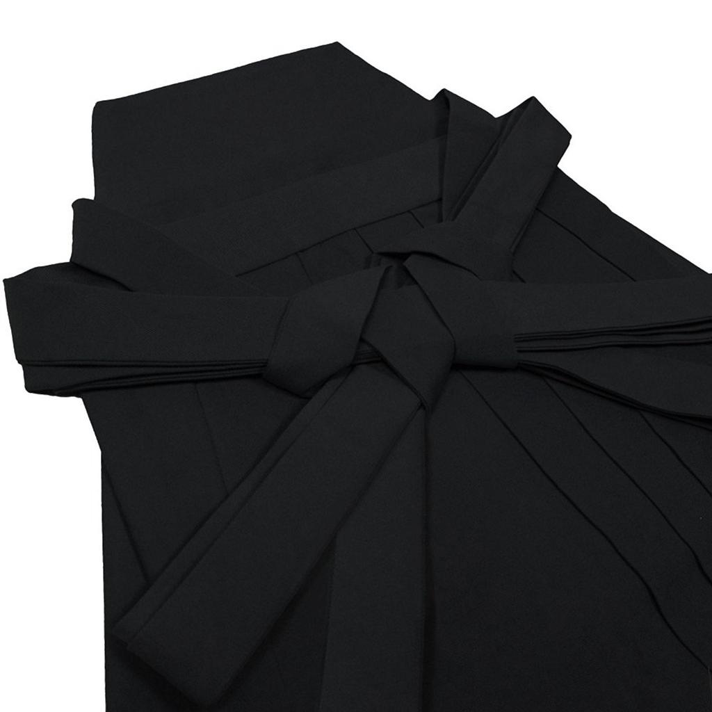 Хакама для верховой езды [Kyoetsu], моющаяся, однотонная, мужская (LL, Черный)