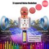 2024 New Wireless Bluetooth Karaoke Microphone Music Player KTV Speaker Children's Music Stage Toys Music Singing Children's Gift Recorder