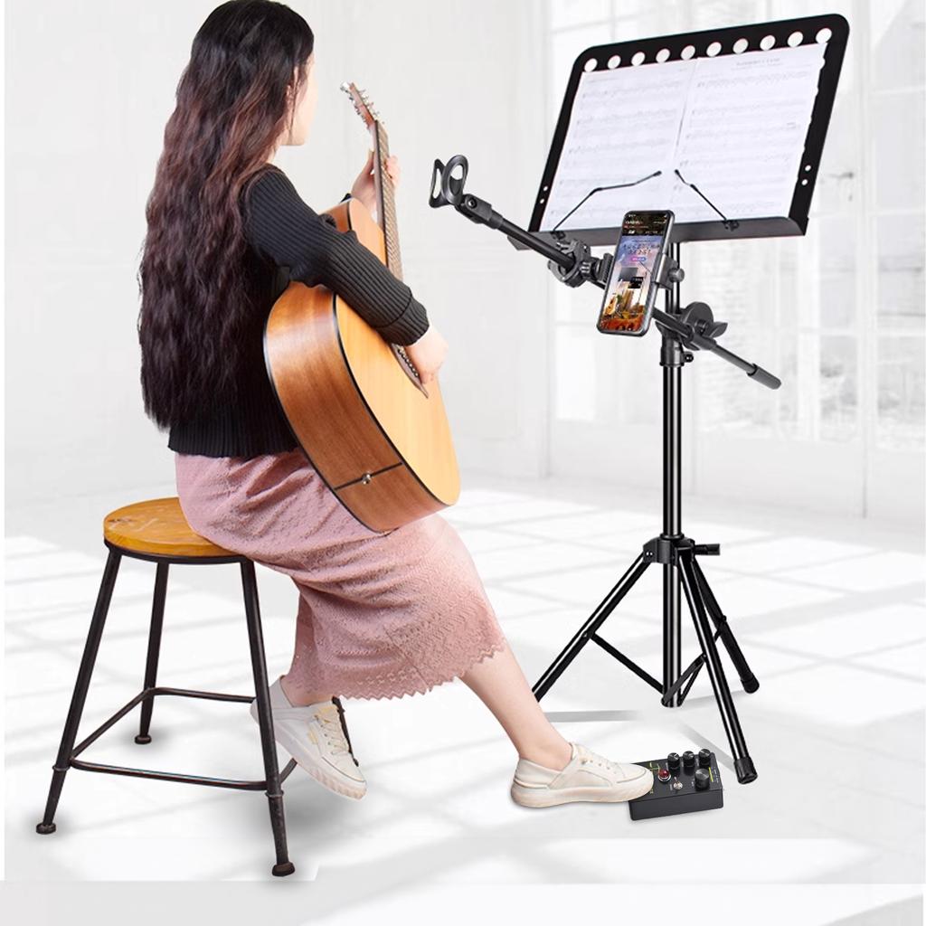 Mosky Педаль эффектов для гитары Audio FUZZ, 4 переключателя режимов и регуляторы громкости/тона/сустейна, компактный портативный