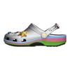 The Powerpuff Girls x Crocs Classic Clog Металлик Серебристый Унисекс Кроссовки 210256-001