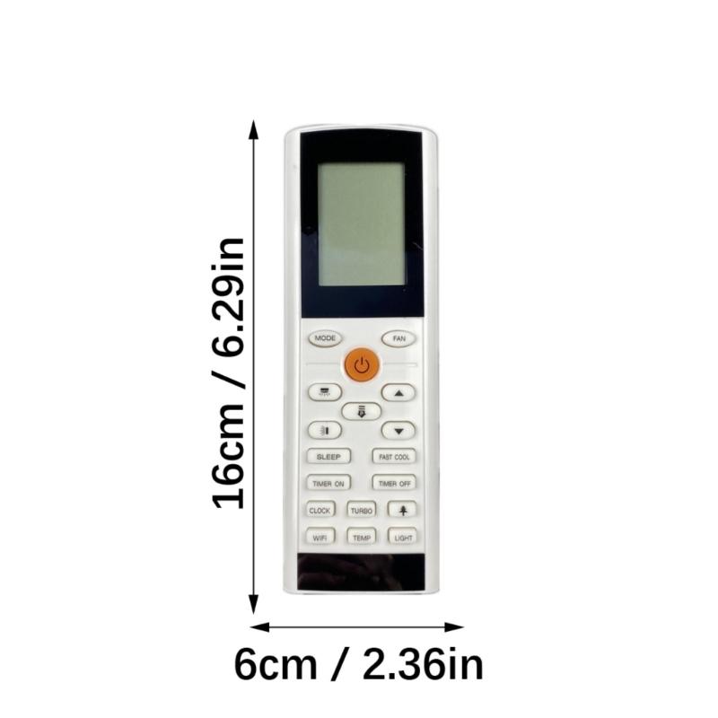 Ergonomic Replacement Remote Control For YACIFB YAC1FB YAC1FB6 MSHV25D1S Energy Efficiency User Friendly Operation