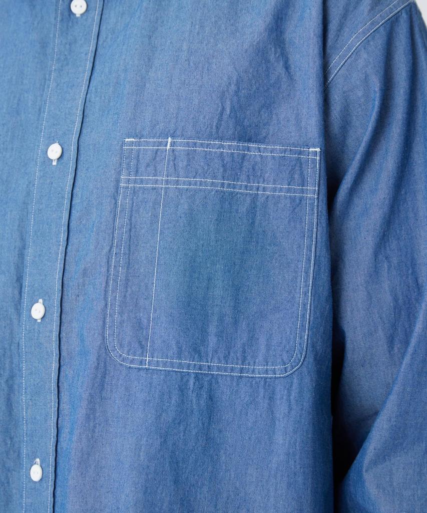 Snow Peak Chambray Work Shirt Tops Shirt Long Sleeve BLACK M SH-26SU003 Men's Women's
