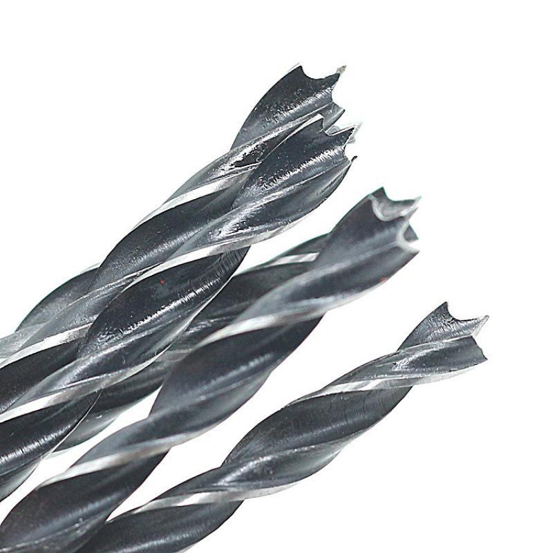 Tri-Point Woodworking Drill Bit Hole Opener: 3-10mm Hand/Bench Tool for Hole Expansion.