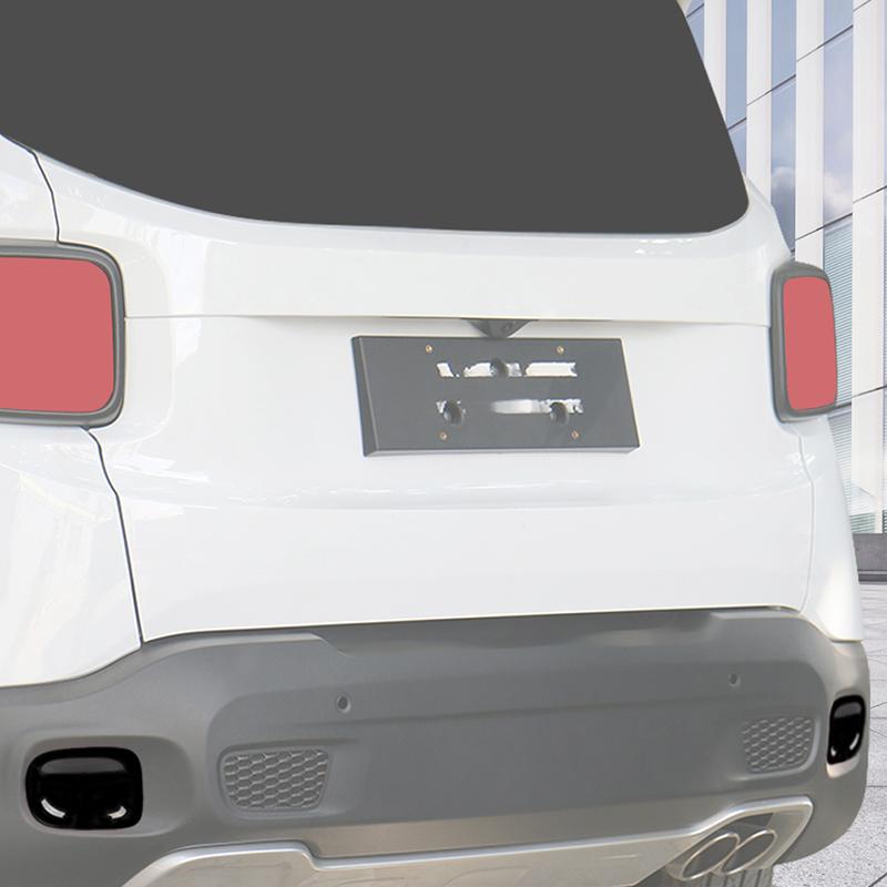 Задние противотуманные фары из АБС-пластика, декоративные наклейки, протектор для Jeep Renegade 2015-2018, автомобильные аксессуары, черный цвет