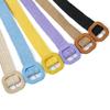 Fashion Bohemian Summer Waistband Straw Woven Belt Braided Belts Waist Belt
