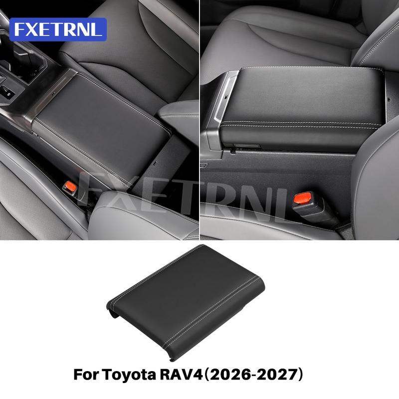 Center Console Armrest Cover For Toyota RAV4 2026-2027 Armrest Box Protective ABS Cover Arm Rest Lid For 2026 RAV 4 Accessories