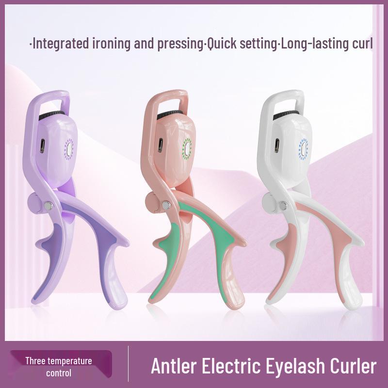 Rechargeable Electric Heated Eyelash Curler with Three-Speed Settings for Quick, Long-Lasting Curls